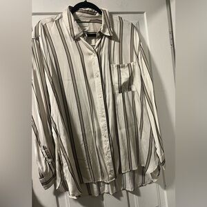 Aerie silky button down
